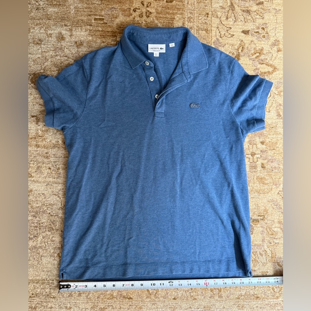 Lacoste Men's Classic Blue Polo Shirt